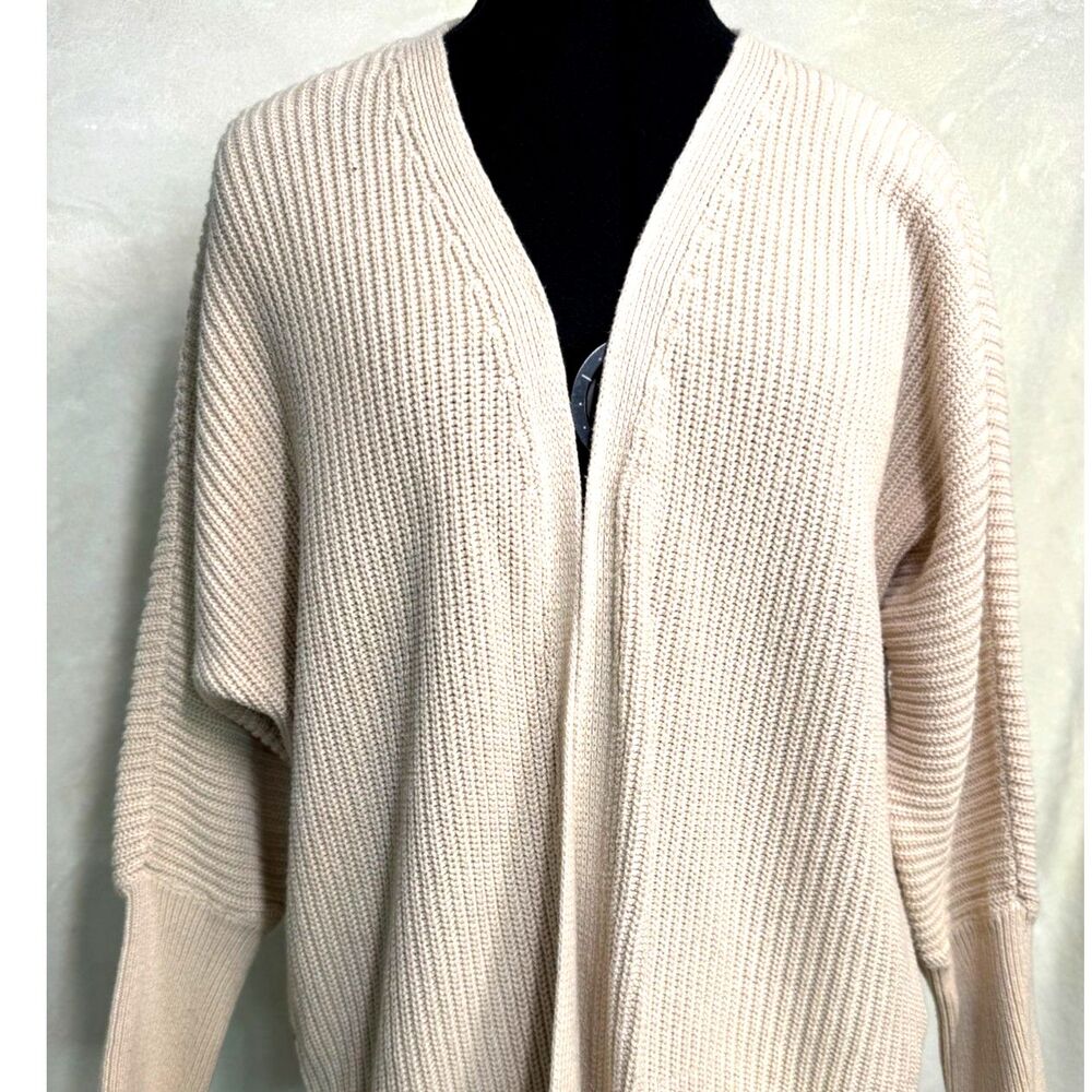 Marled by Reunited Cardigan Sweater: Tan - Women's Size L